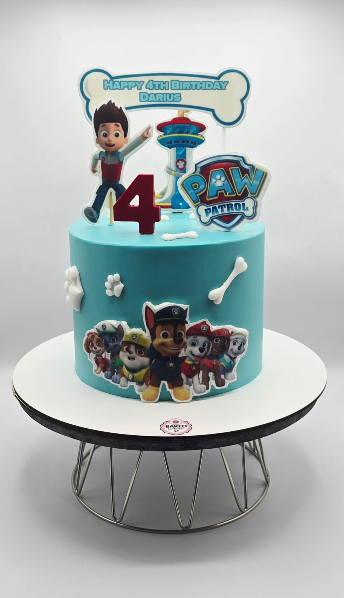 Bespoke custom celebration cake for Boys & Adventures handcrafted by Nicoleta